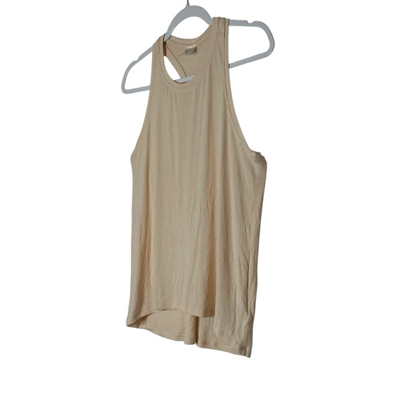 Athleta Thank Top Women's Medium Peach Run Gym Yoga Sport Tank Racerback Stretch - Picture 6 of 7
